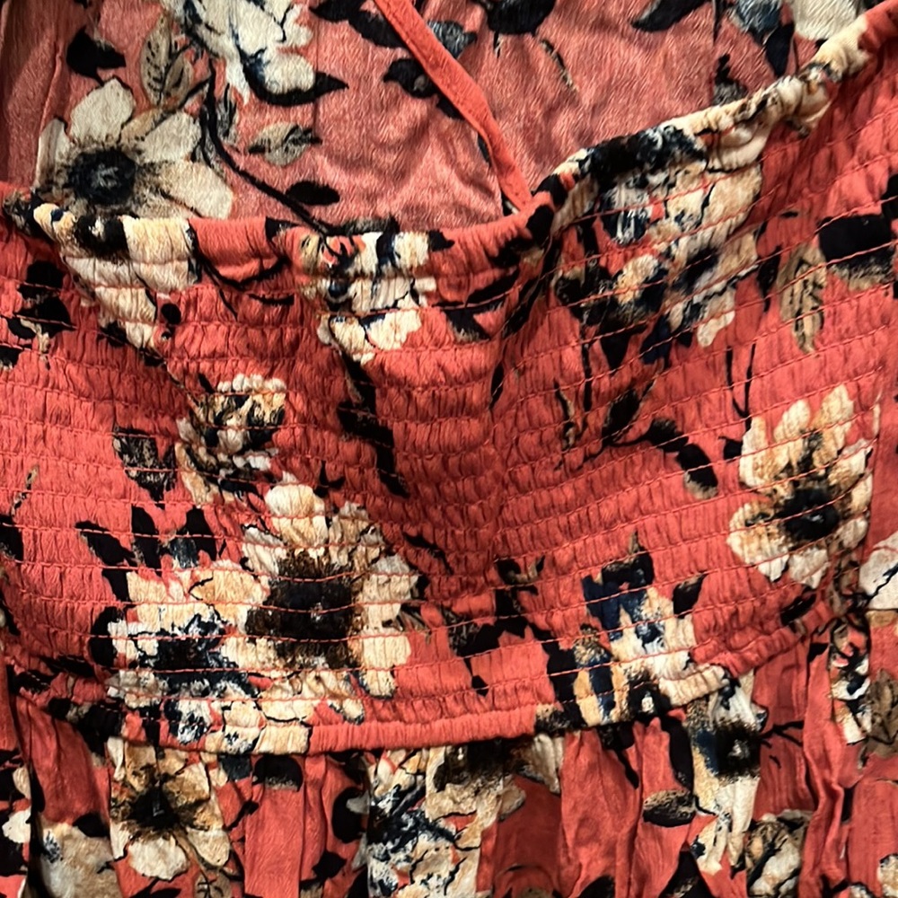 Floral halter Target dress. Size M. - Picture 3 of 5